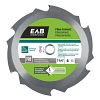 7 1/4&quot; x 6 Teeth Fiber Cement  Professional Saw Blade Recyclable Exchangeable